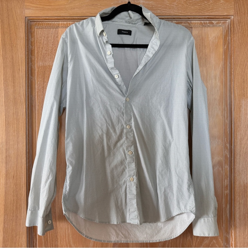 Theory Button Down Collared Shirt